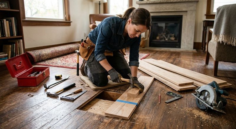 Wood Floor Service in Lowell, MA