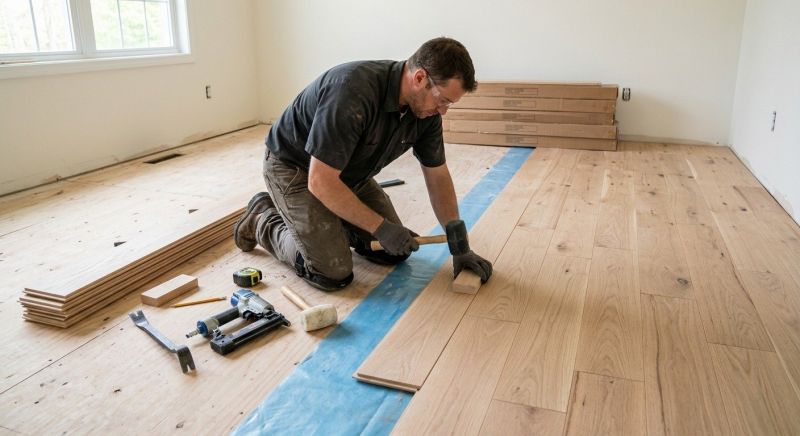 Hardwood Floor Installation in Wellesley, MA