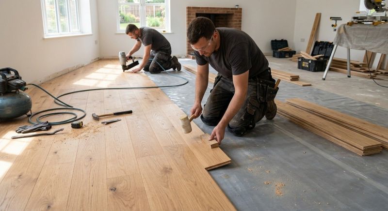 Hardwood Floor Installation in Wilmington, MA