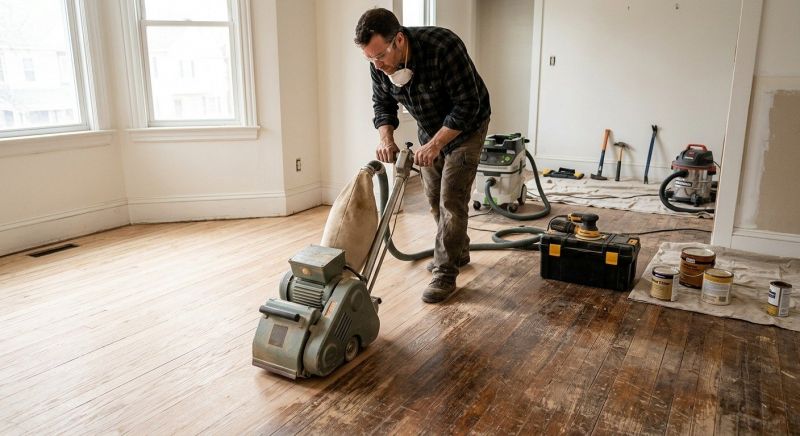 Hardwood Floor Renovation in Lowell, MA