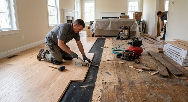 Hardwood Replacement in Reading, MA