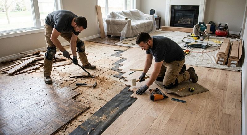 Hardwood Replacement in Salem, NH