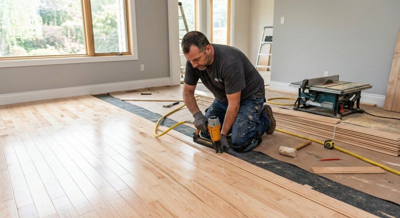 Maple Flooring Installation in Acton, MA