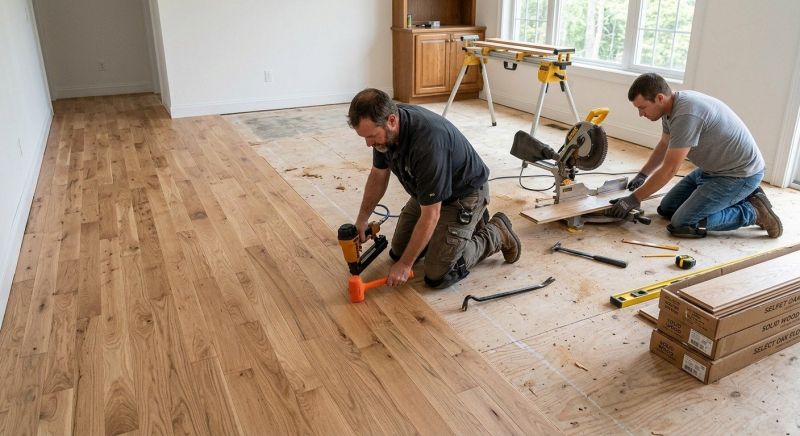 Wood Floor Replacement in Malden, MA